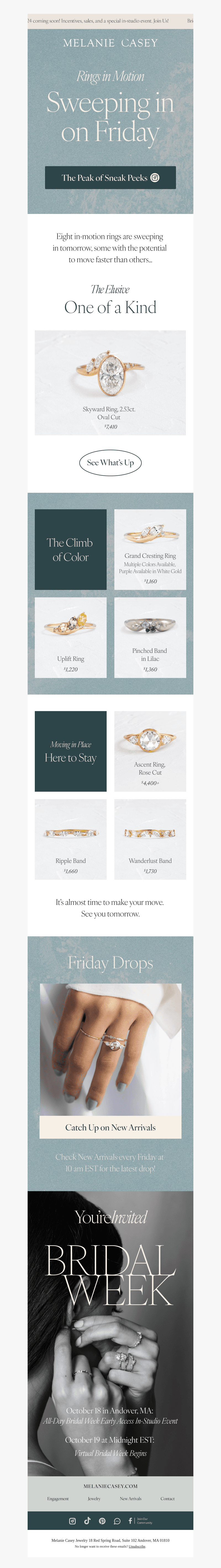 Sneak Peek: Sweeping Rings