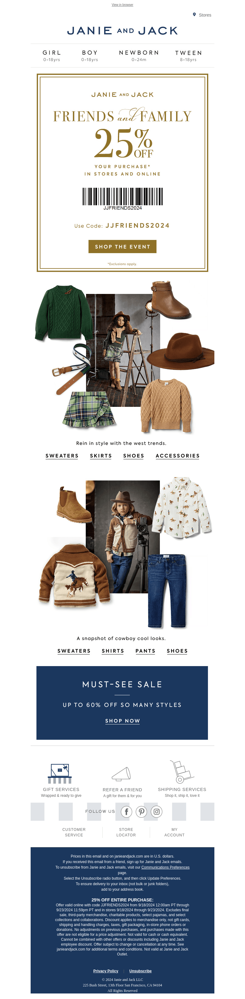 🐎Head WEST: extra 25% off these trends 🐎