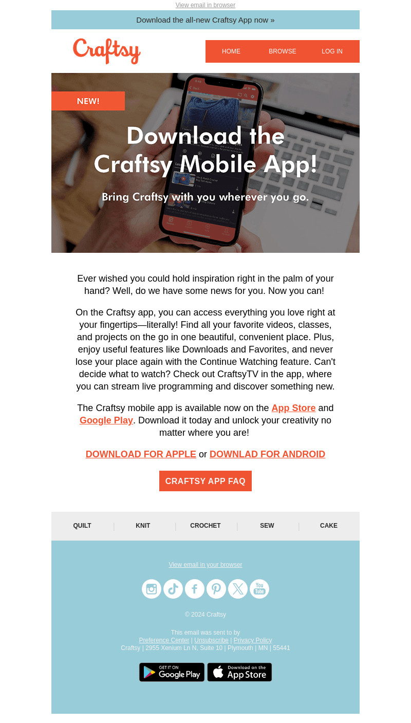 Download the Craftsy App!