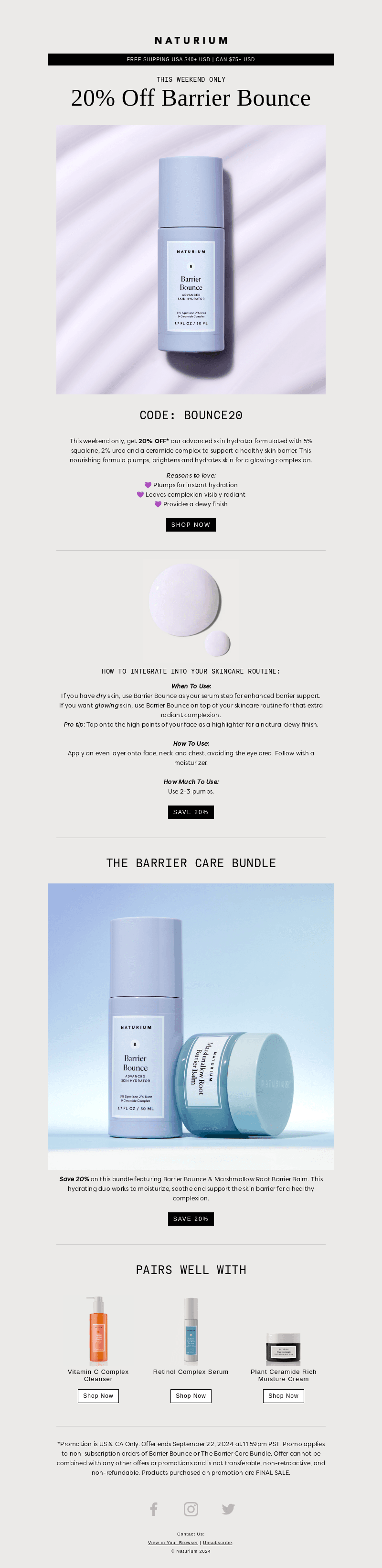 20% Off Barrier Bounce