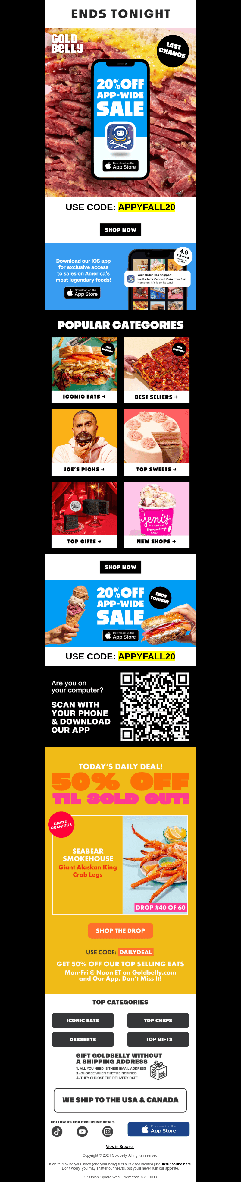 20% OFF Sitewide On App – Ends TONIGHT!