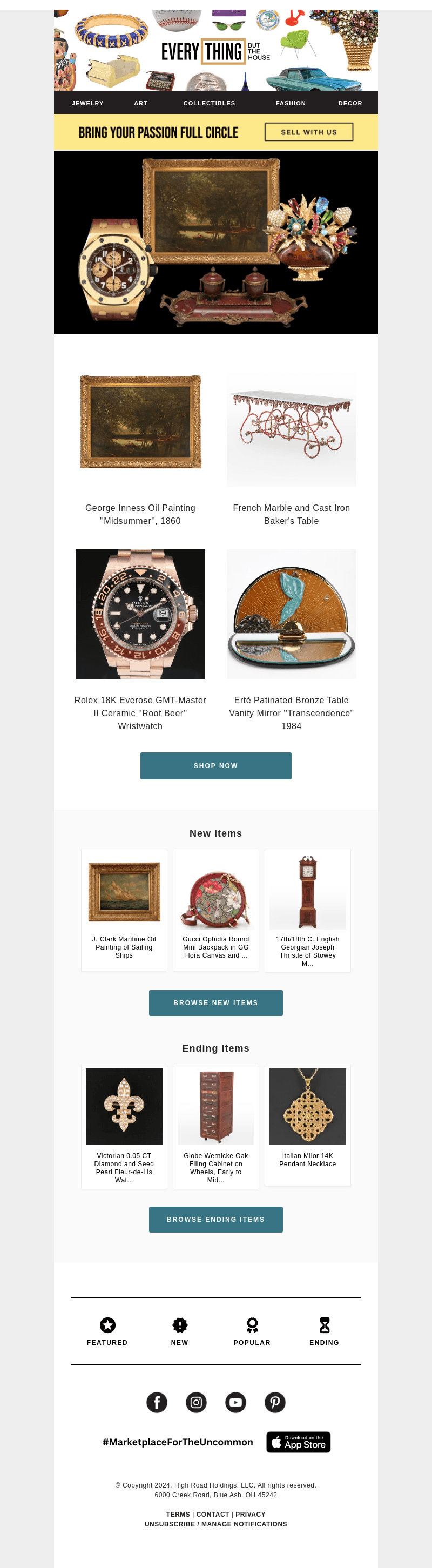 Everything But The House (EBTH) email from Fri, Sep 20, 2024