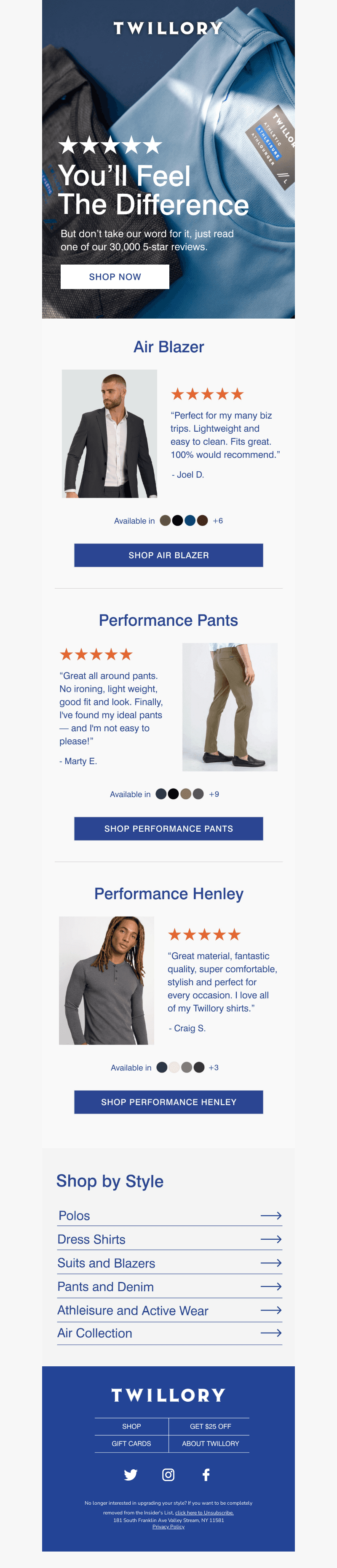 “Fantastic quality and super comfortable”