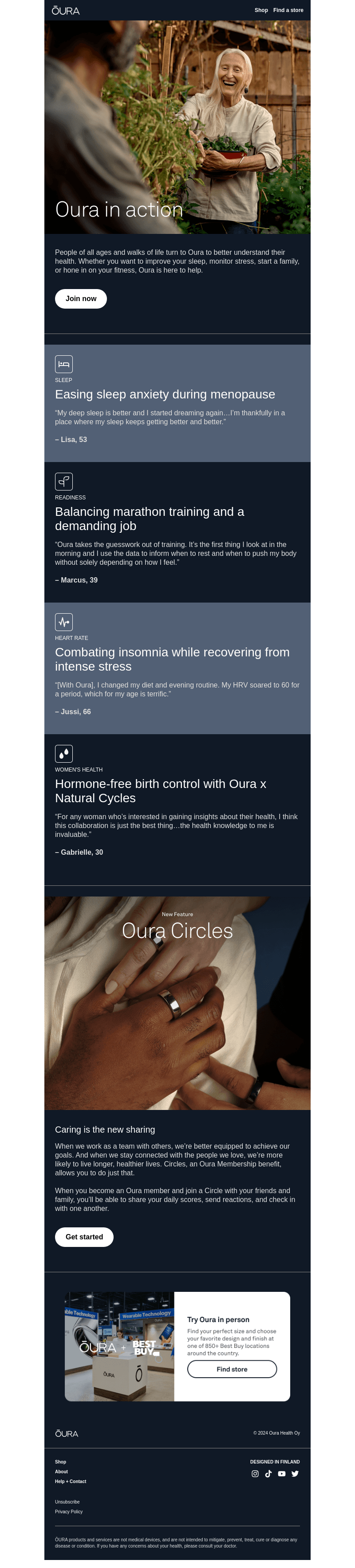 Ready to join the Oura community?