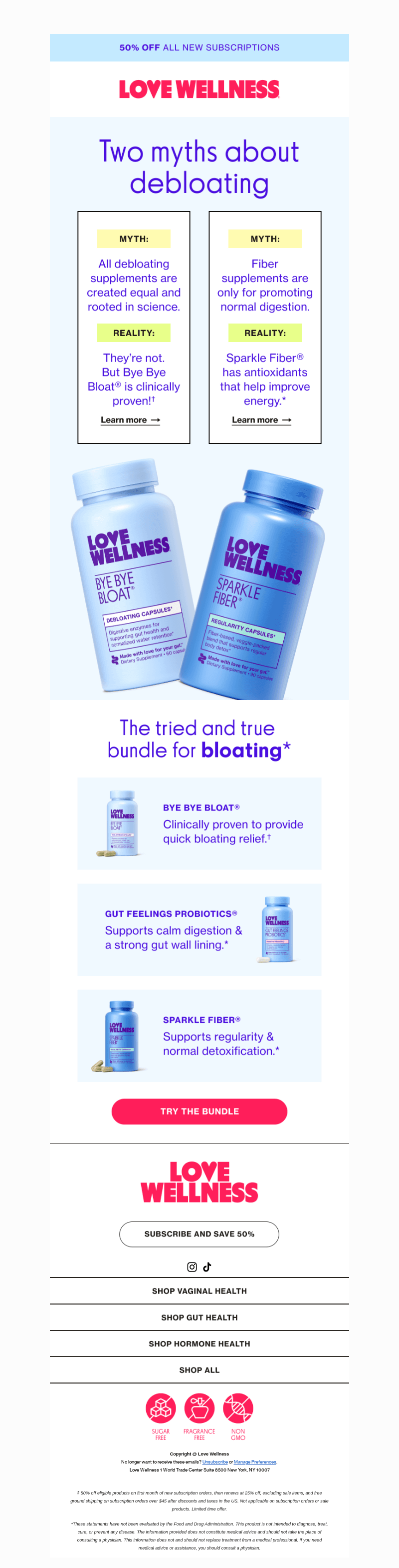 2 myths about bloating…