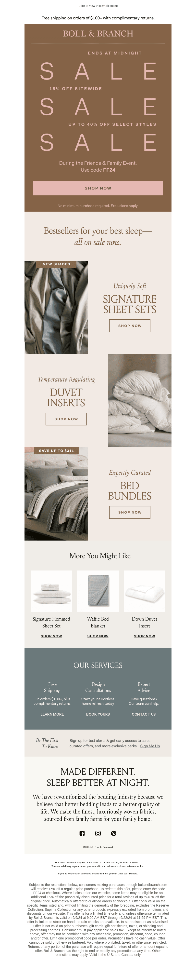 Ends TONIGHT: up to 40% off