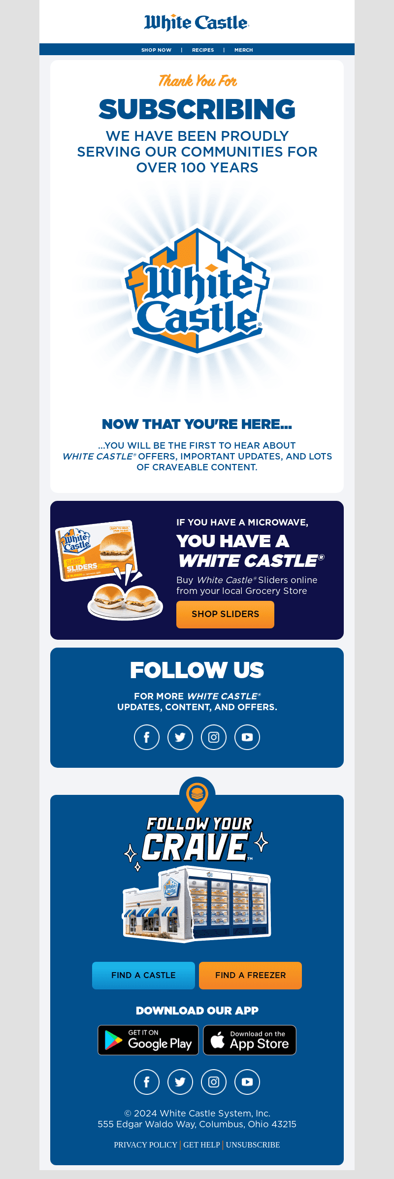 , Welcome To White Castle® 🍔
