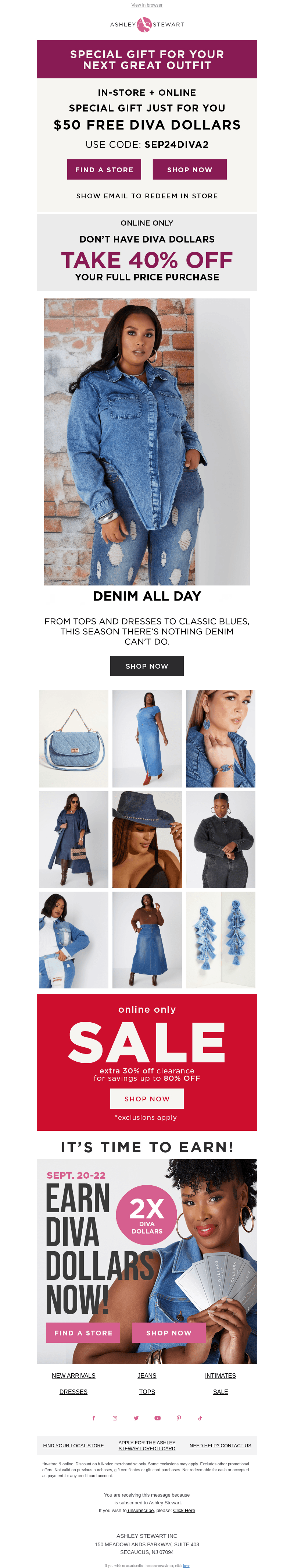 There's NOTHING denim can't do.