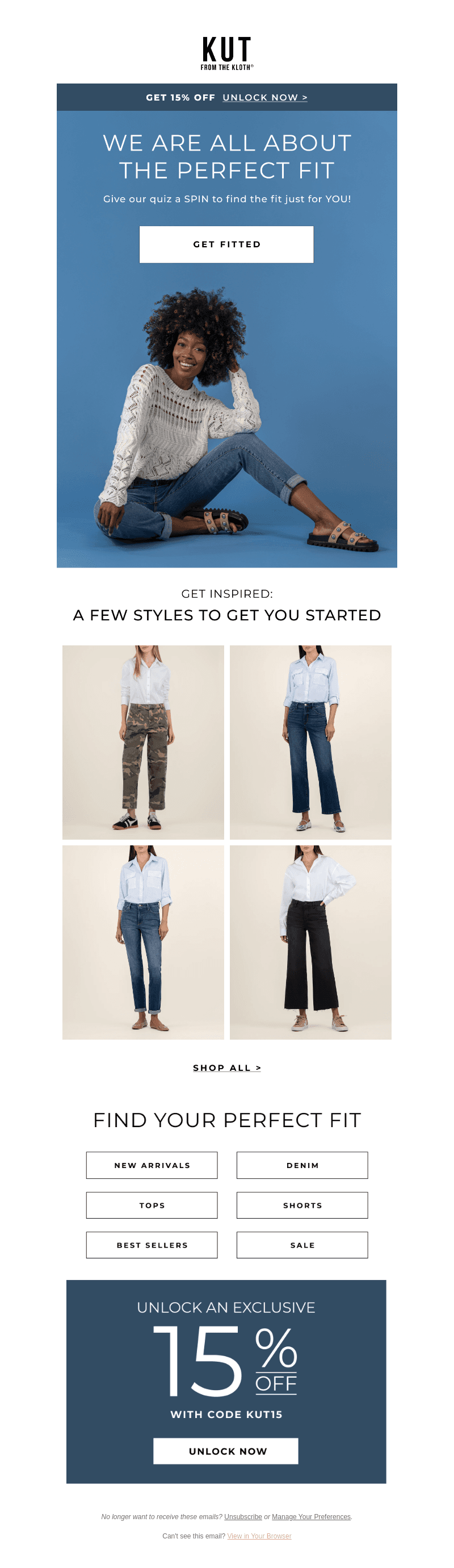 Take Our Fit Quiz 💫