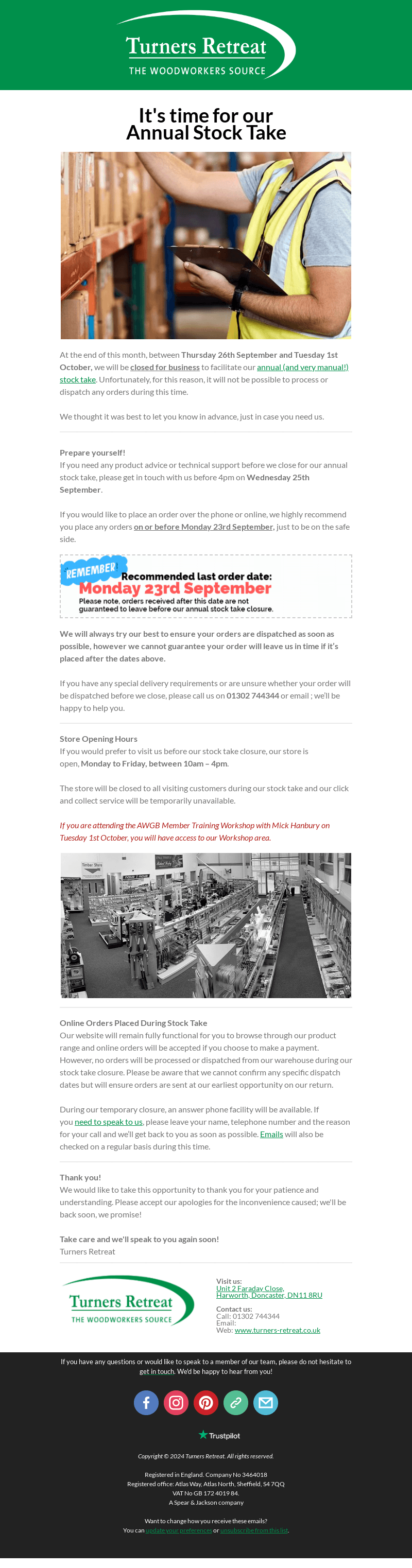 ❗ Temporary Closure