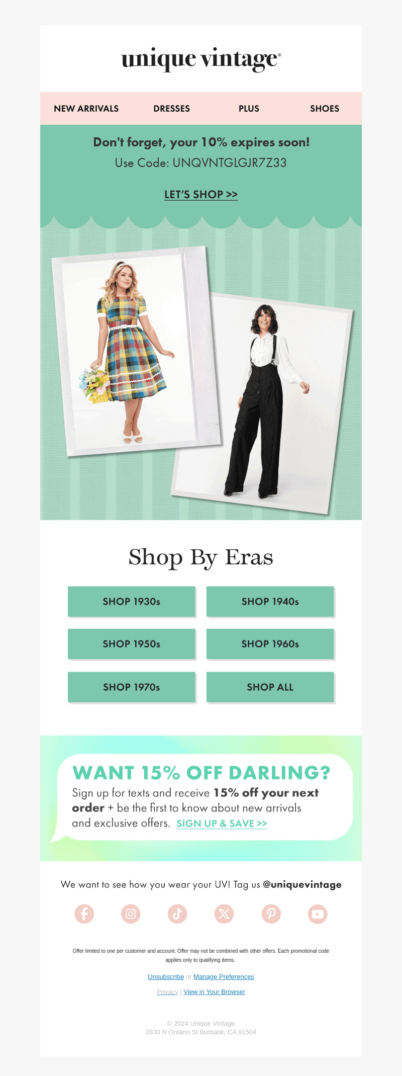 10% OFF expires soon...