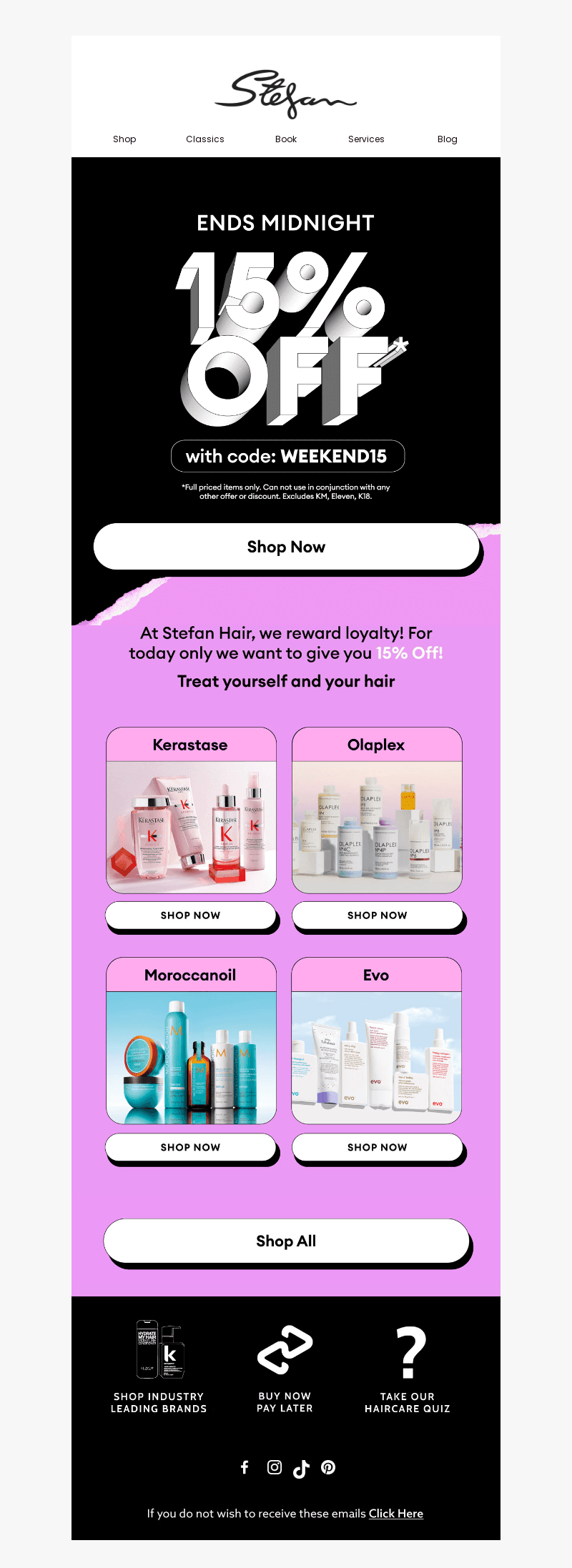 15% Off, Just For You