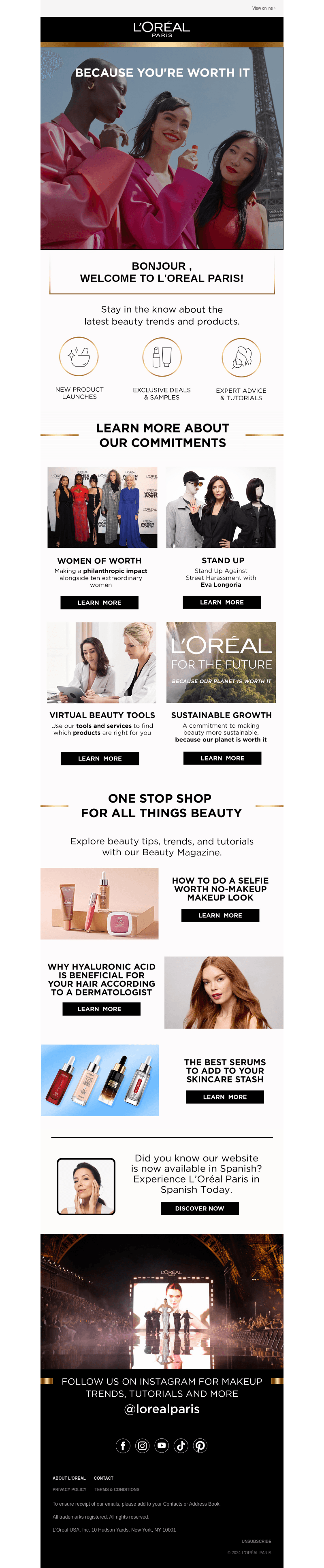 , ⭐ Welcome to L'Oréal Paris!