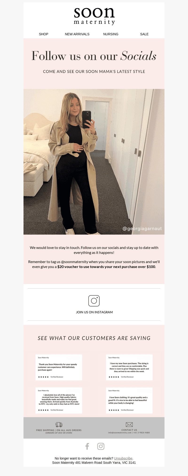 Stay up to date with all things Soon!