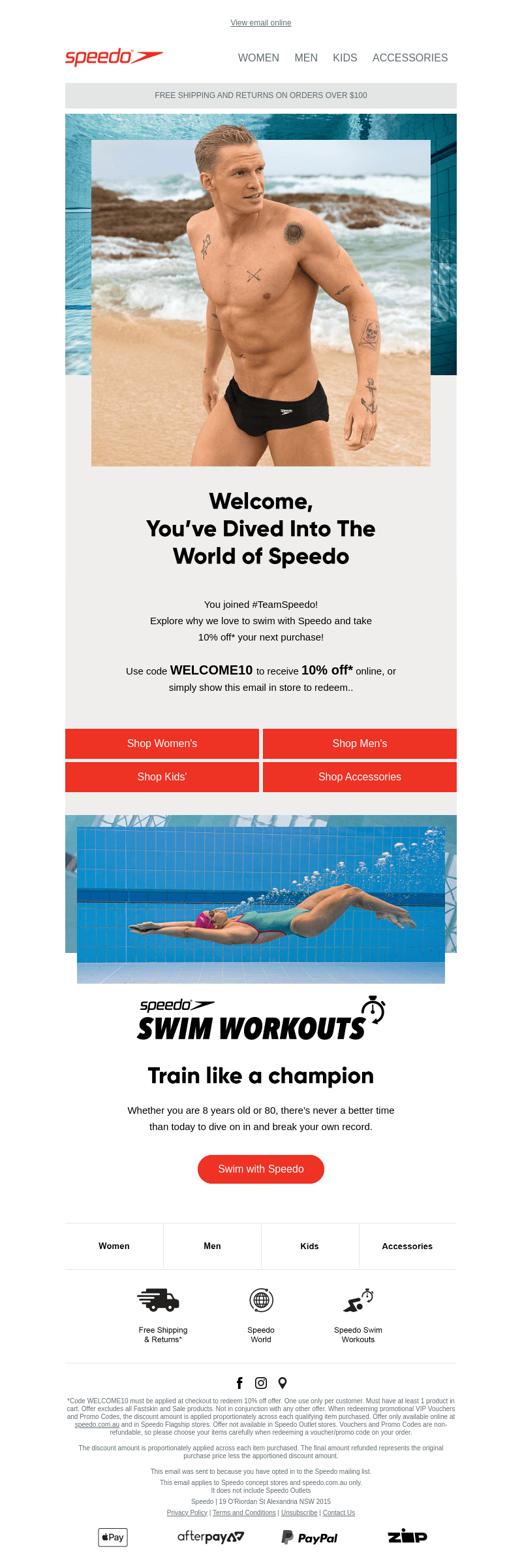 Ready, Steady, Swim! You're In!