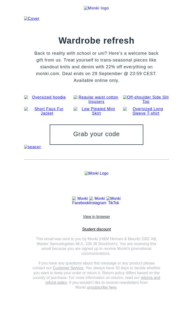 Back to school! 22% off everything