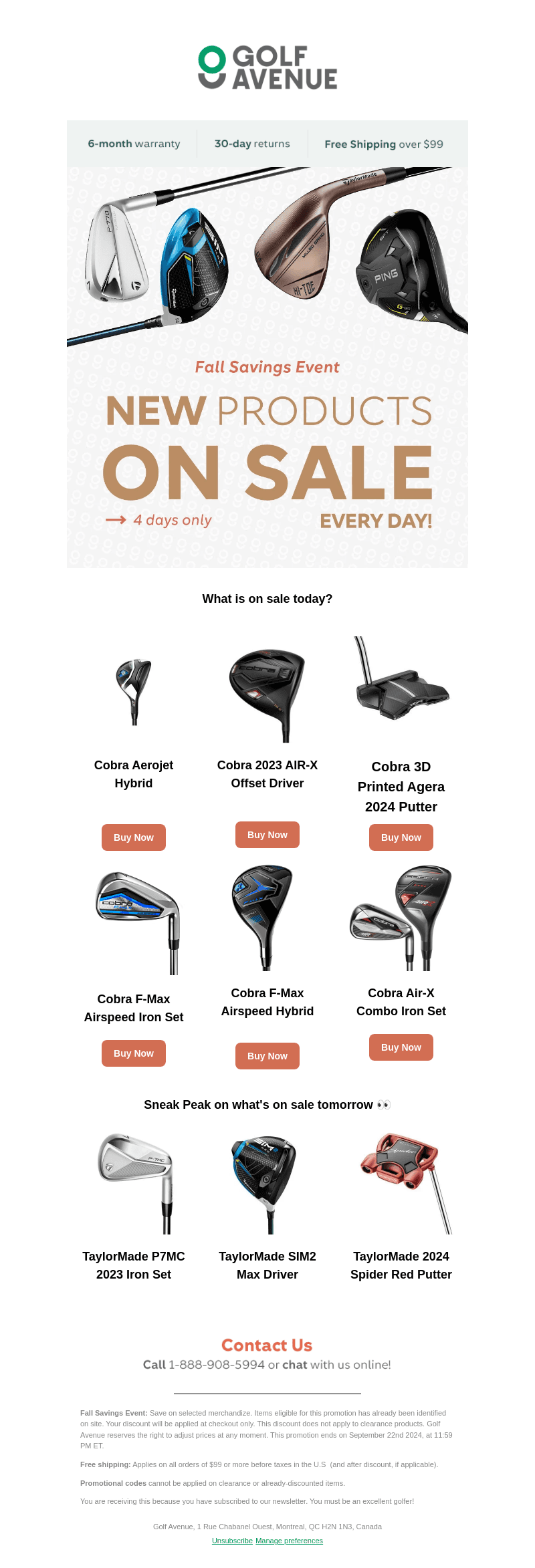 Fall Savings Event. Day 3.