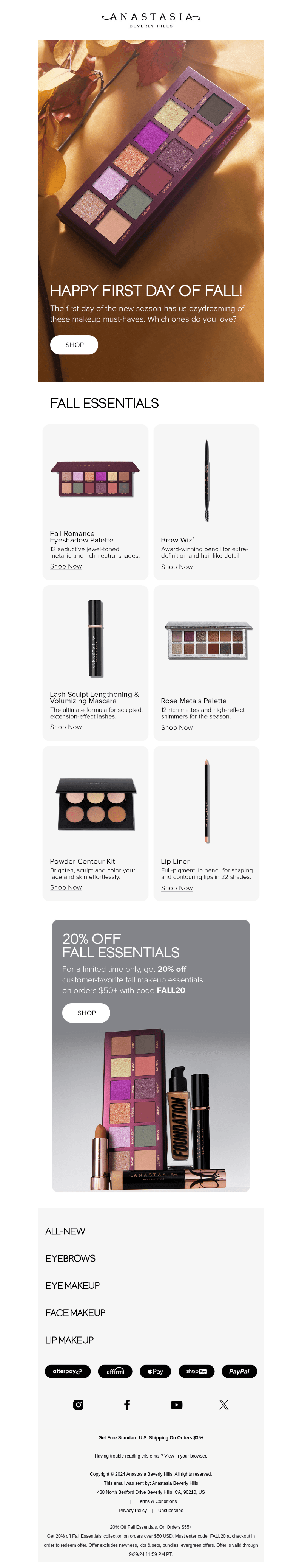 ICYMI: 20% Off Fall Essentials 🍁
