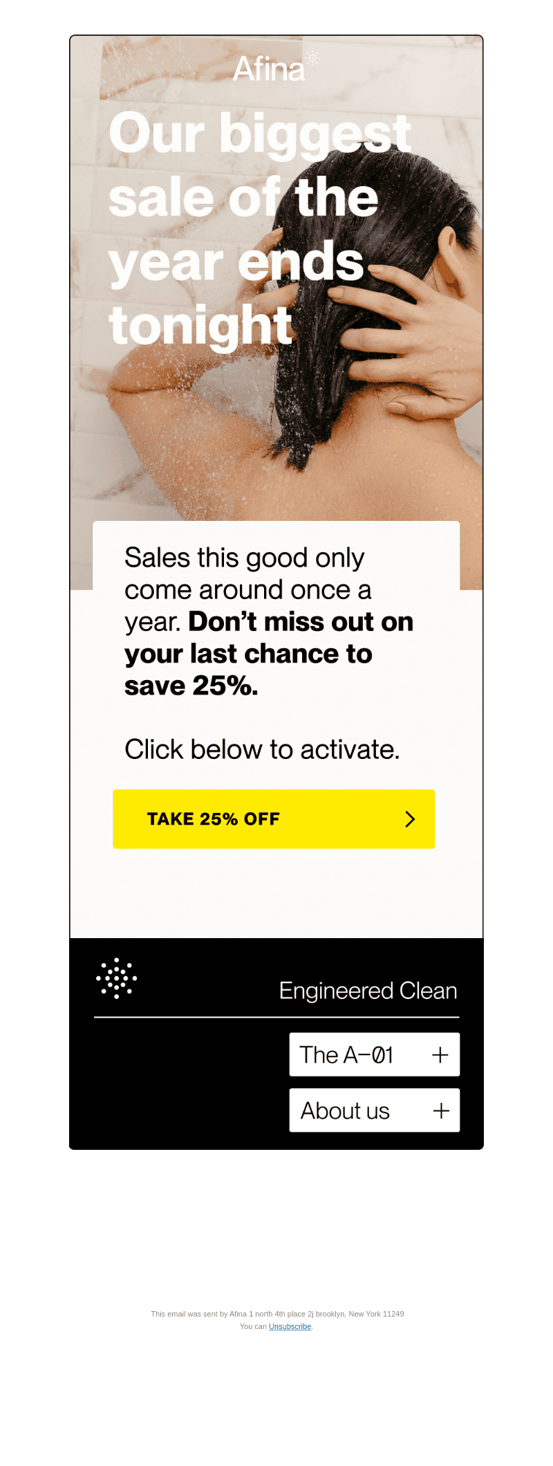 Sale Ends Tonight
