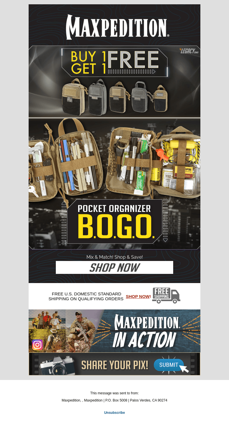 B.O.G.O. Pocket Organizers ● Fall '24