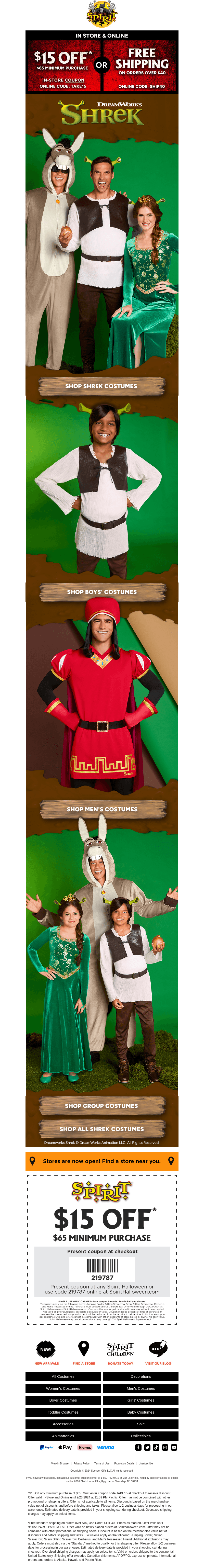 💚 New Shrek costumes 💚