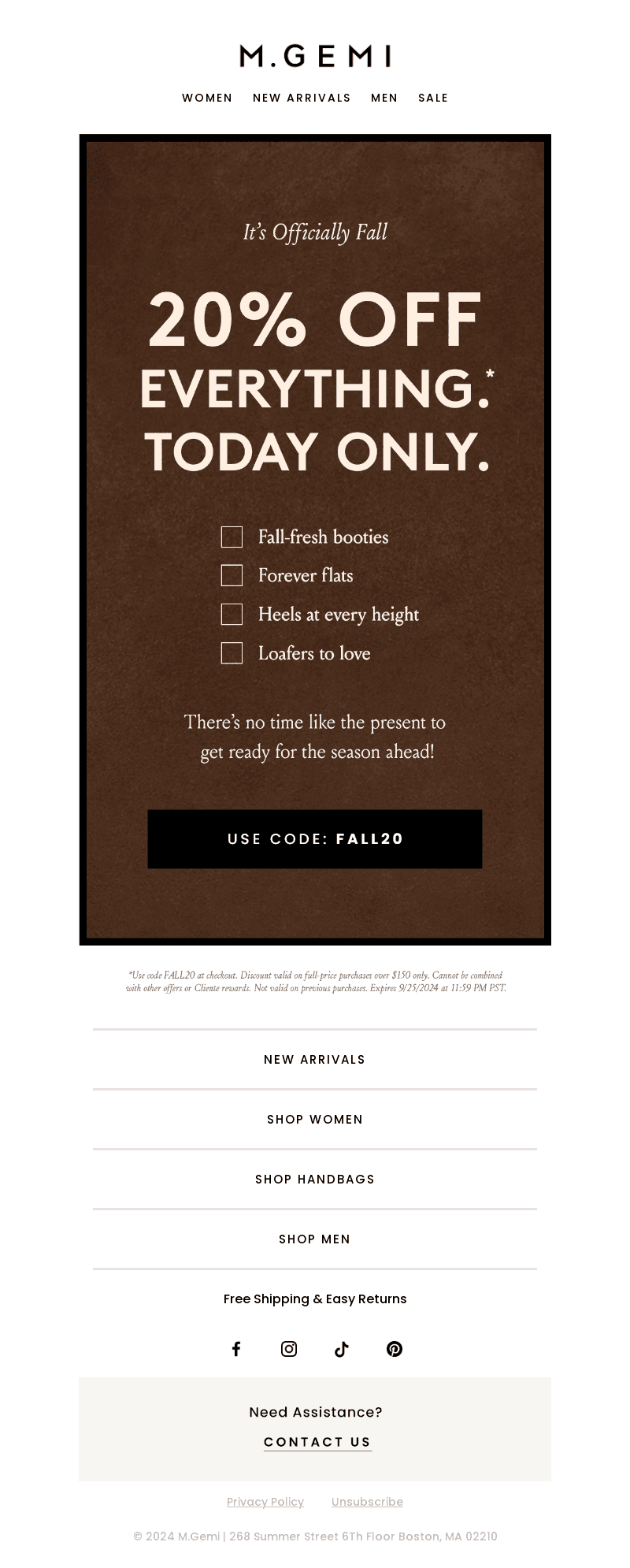 20% OFF EVERYTHING