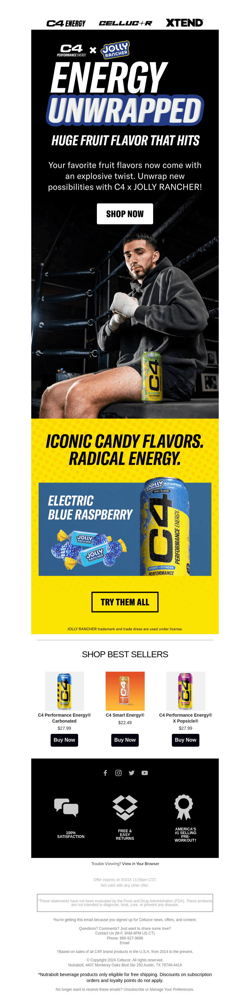 C4 Energy 🤝 Jolly Rancher