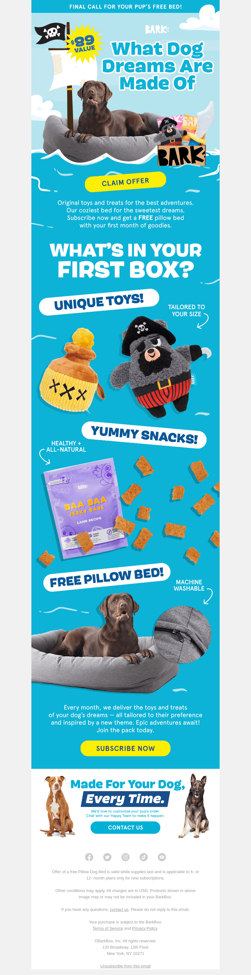 BarkBox email from Mon, Sep 23, 2024