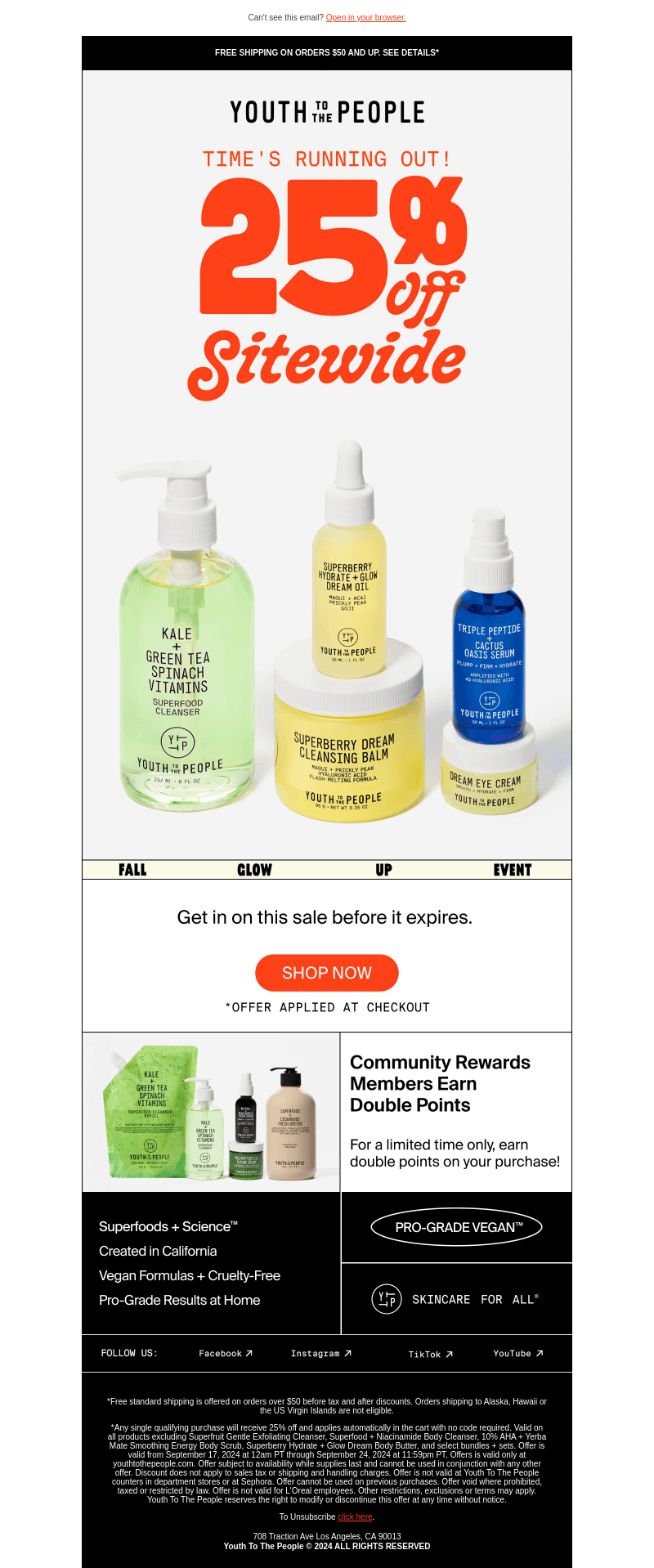 25% Off Ends Tomorrow!