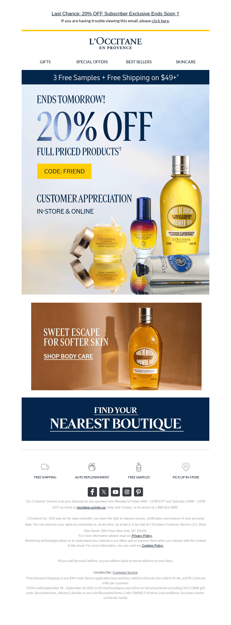 Time's Almost Up to Save 20%