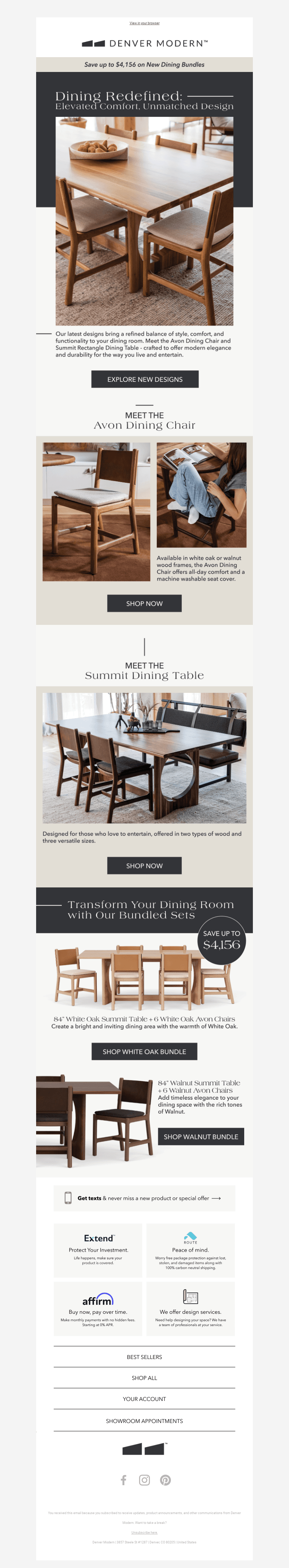Elevate Your Gatherings with New Dining Sets