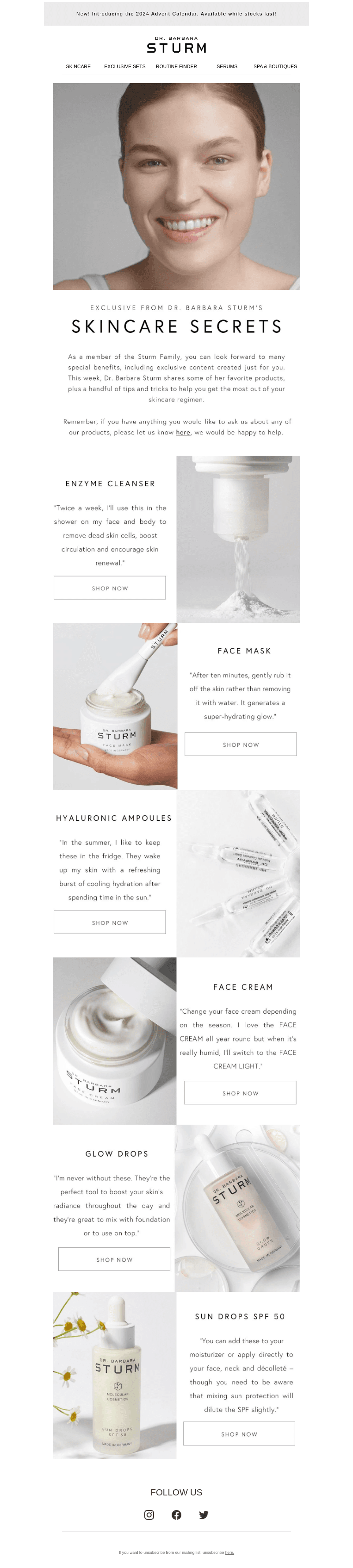 Exclusive Skincare Secrets: Tips & Tricks from Dr. Sturm