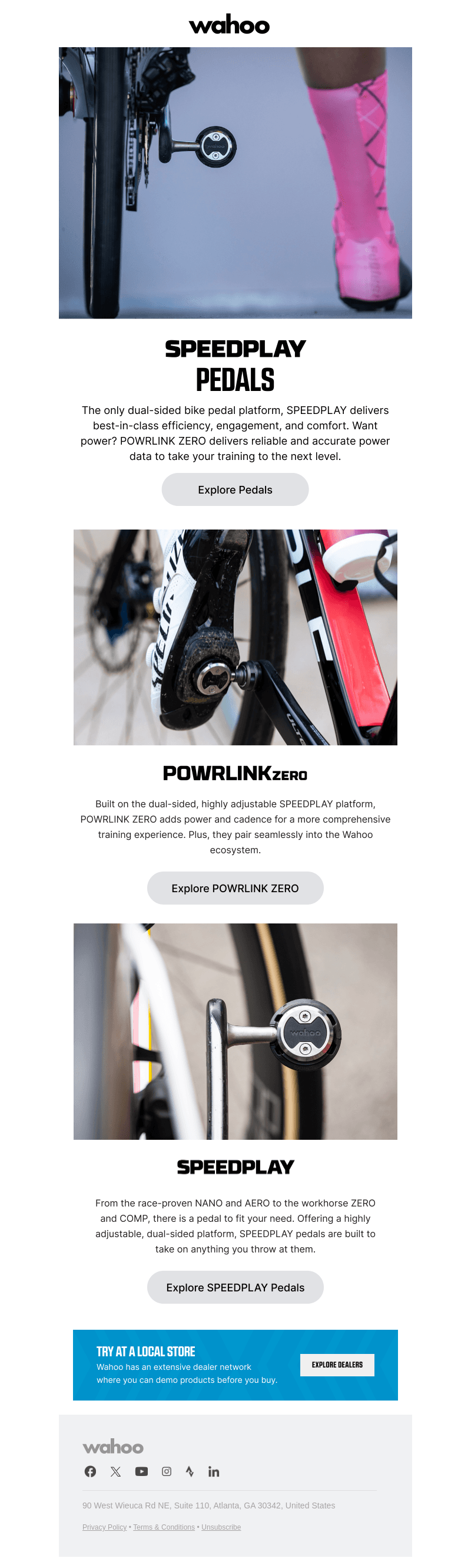 Pedals without limits.