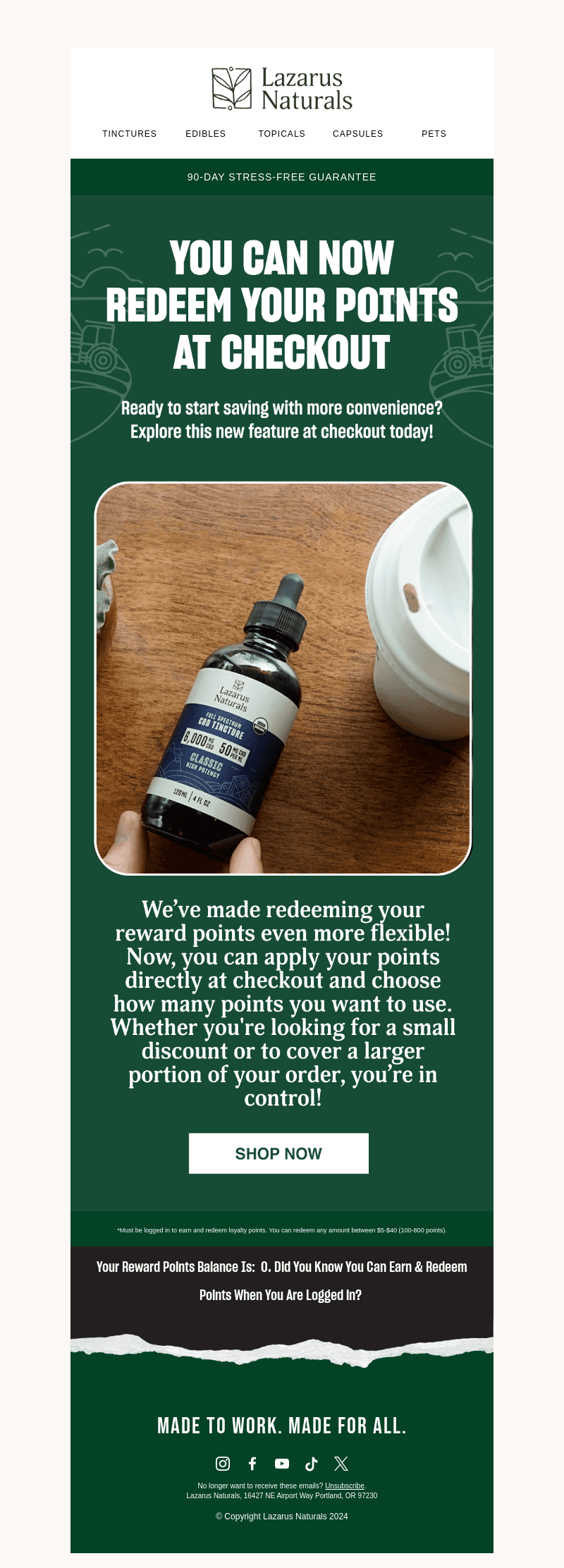 Lazarus Naturals email from Tue, Sep 24, 2024