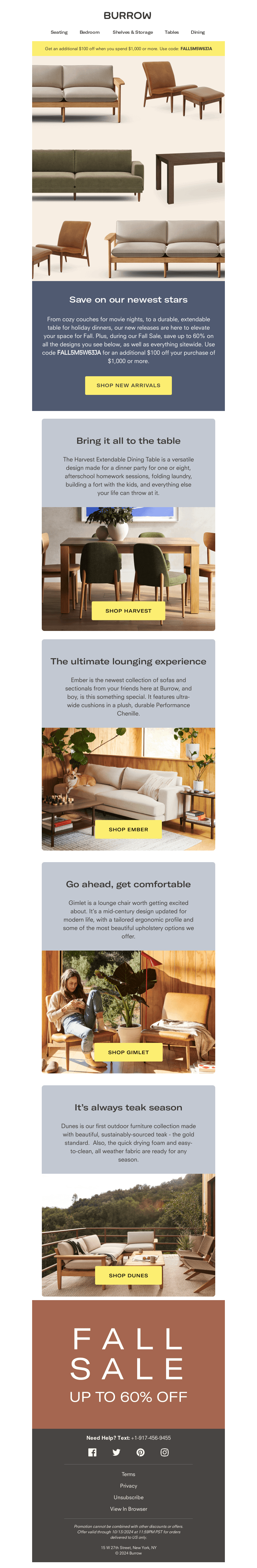 Save on our newest designs