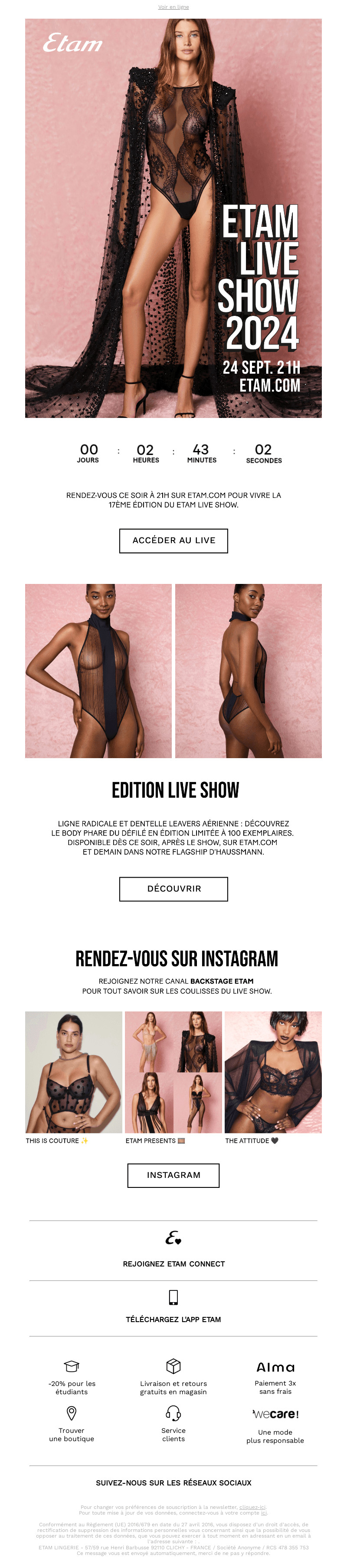 LIVE SHOW : ce soir à 21h ✨