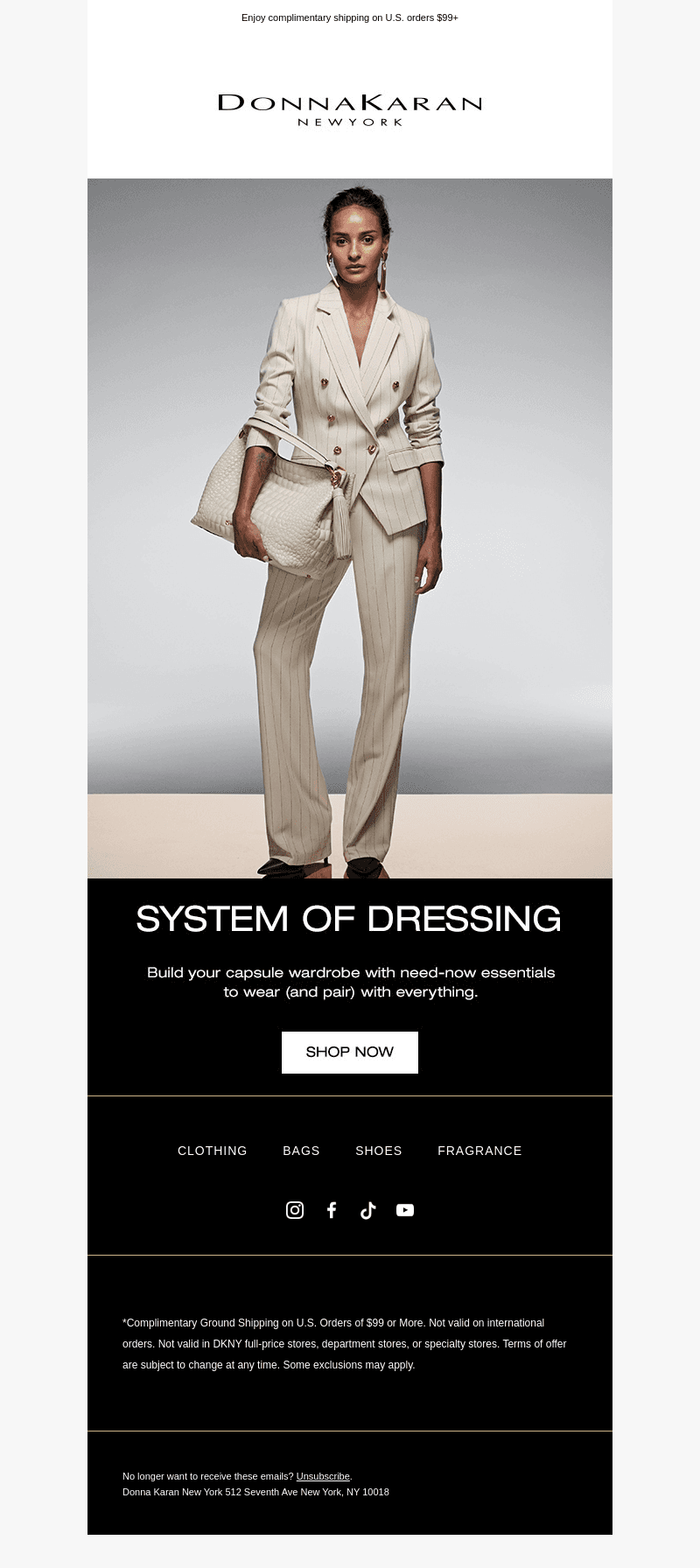 System of Dressing