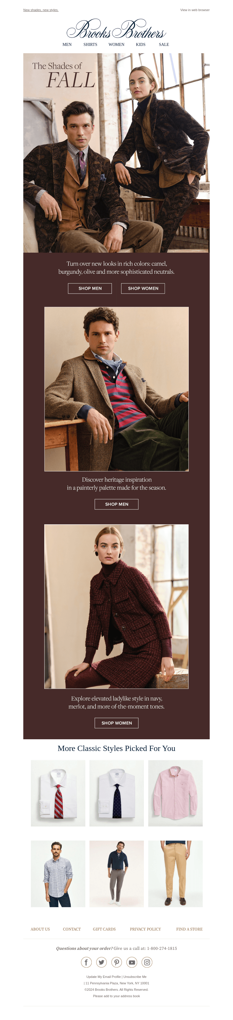 Fall colors ready for your wardrobe