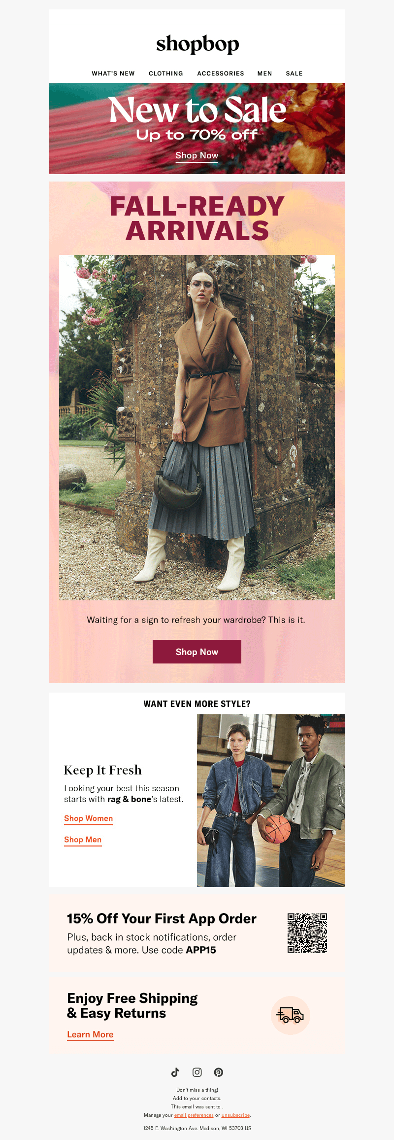Thanks, it's NEW