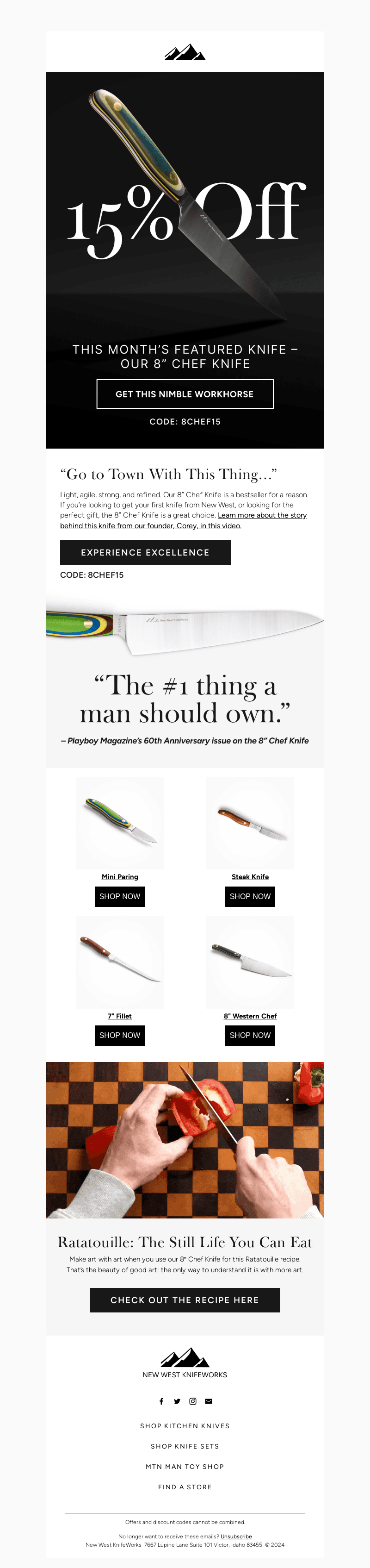 Meet Our 8” Chef Knife