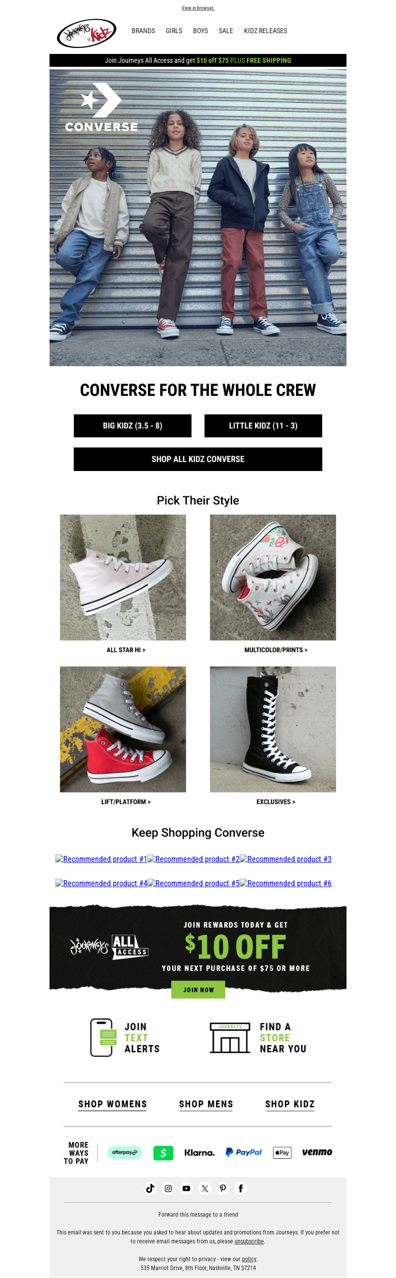 Converse For The Whole Crew