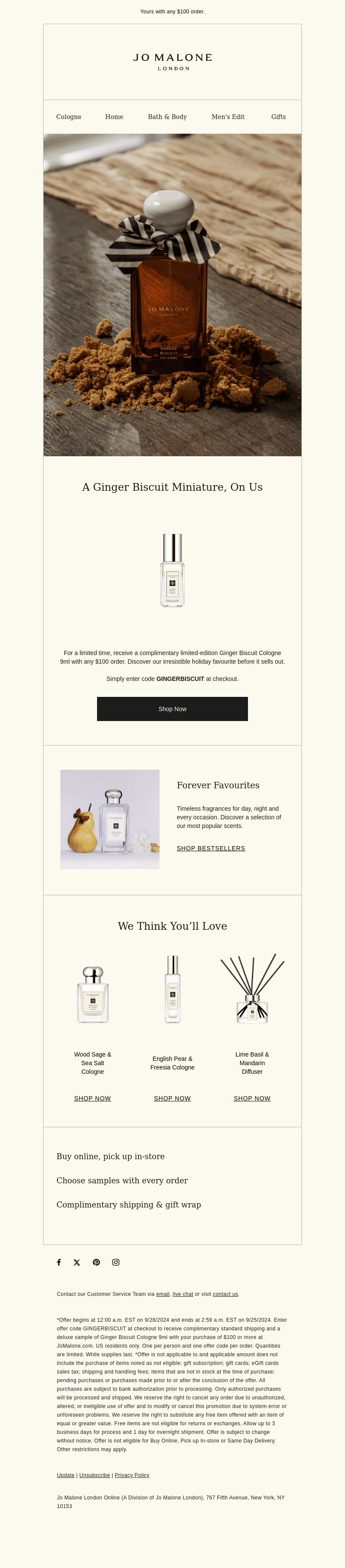 Try the scent everyone is buzzing about, on us