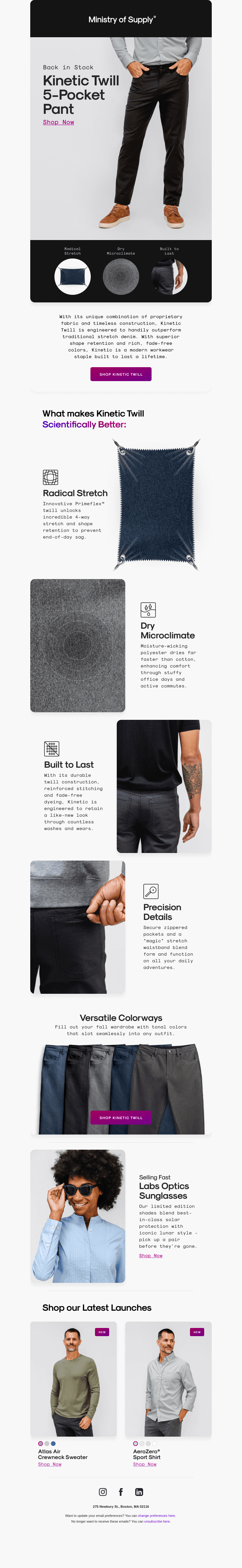 Our answer to delicate stretch denim