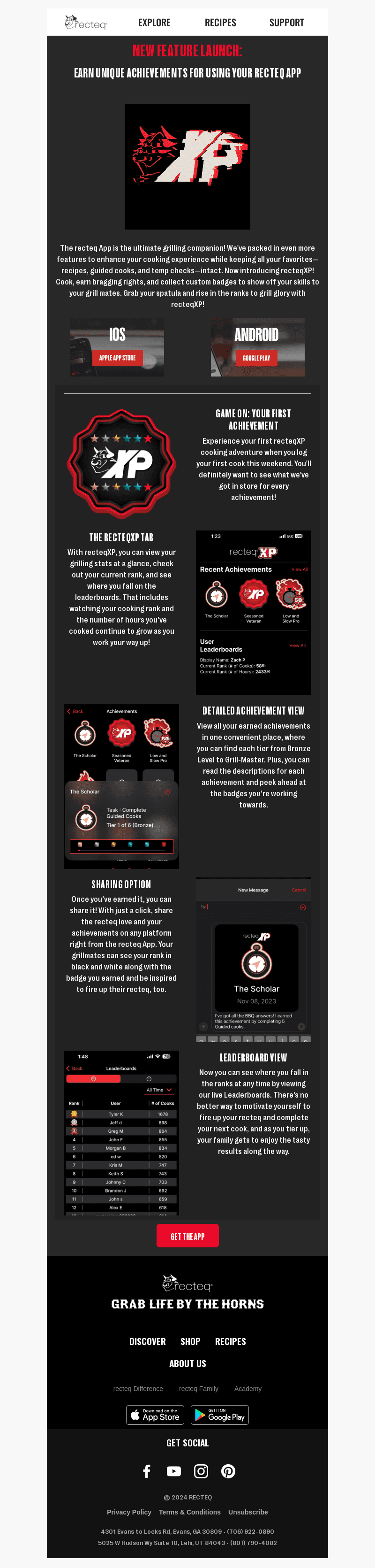 🚨NEW FEATURE🚨 Grilling is now GAMIFIED📱 in the recteq App
