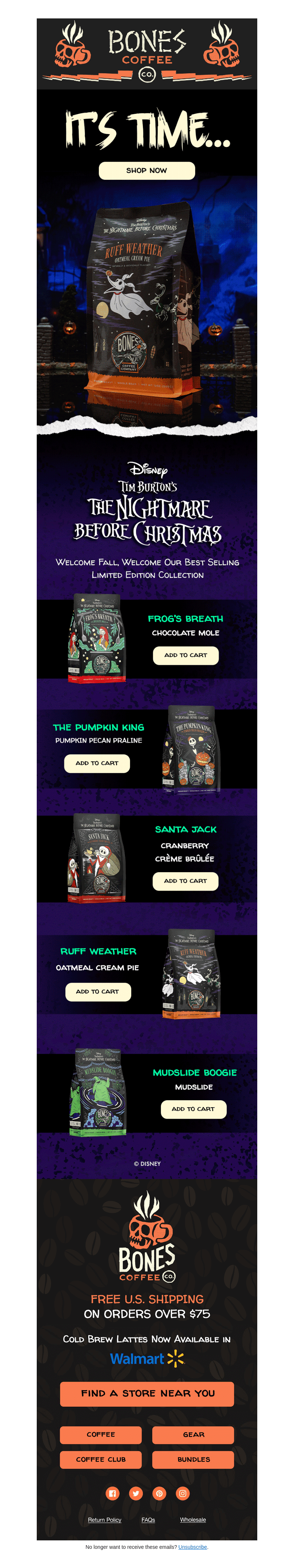 Welcome Fall, Welcome The Nightmare Before Christmas!