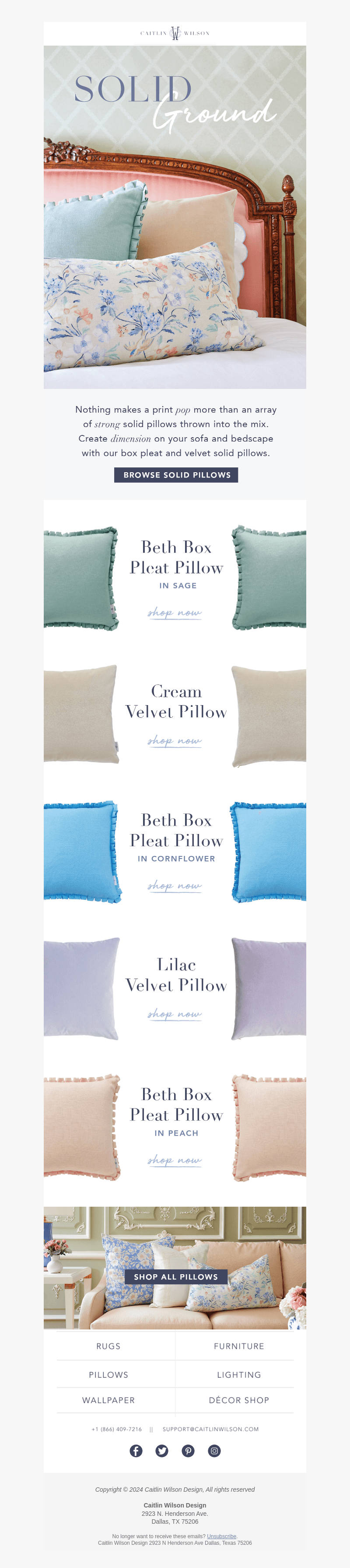 Make A SOLID Pillow Display