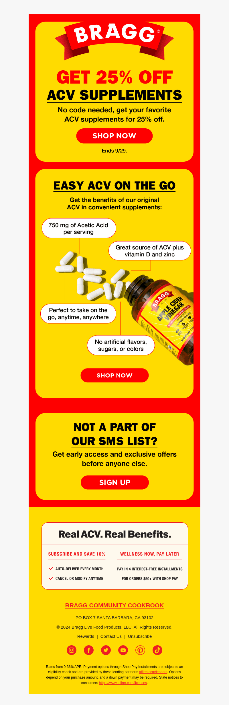 25% OFF ACV Supplements—no code needed 💥