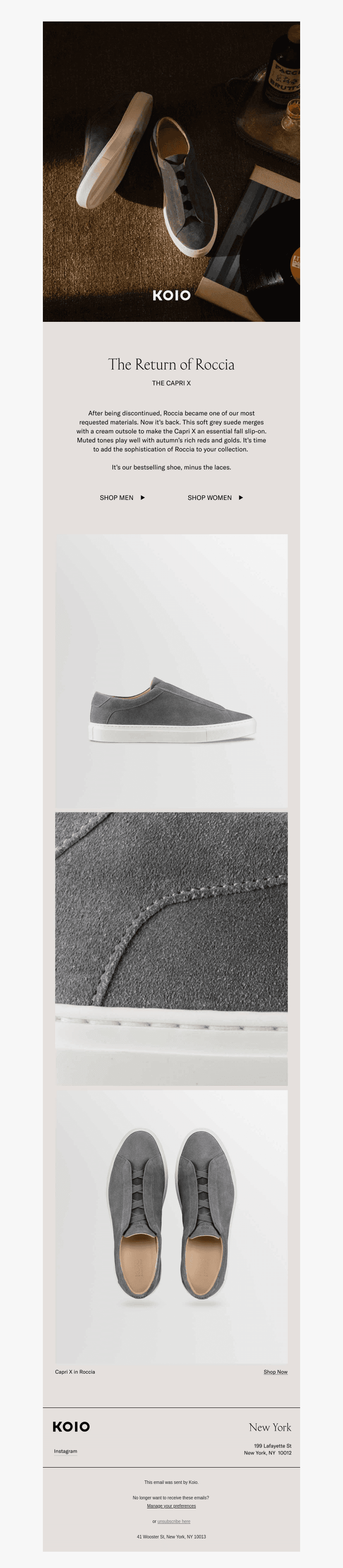 The Capri X in Roccia