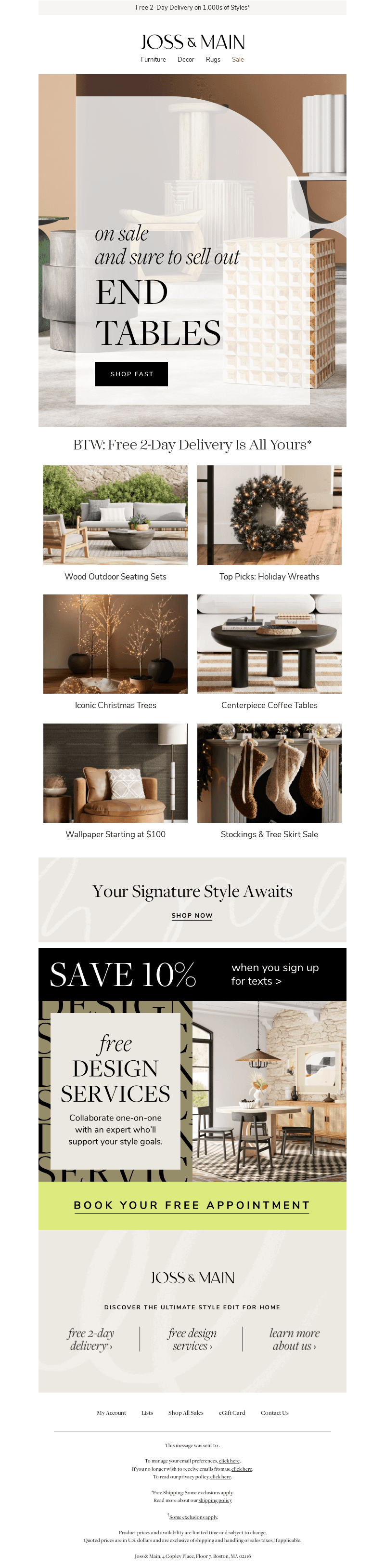 The on-sale end table edit →