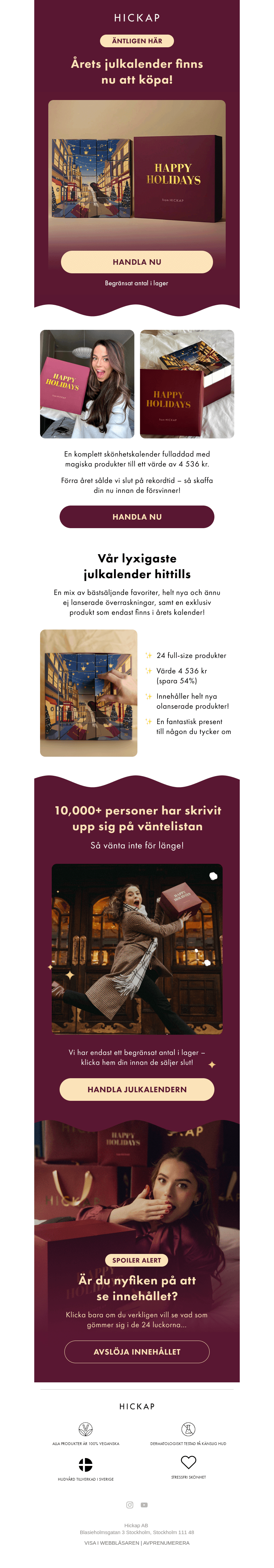 Julkalendern är här! 🎄